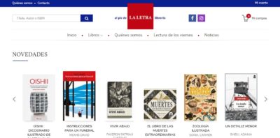 Nueva web de la Librería Al Pie De La Letra
