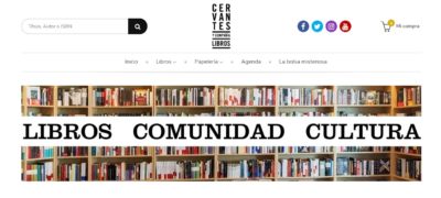 Nueva web de la Librería Cervantes y compañía