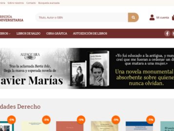 Nueva web de Librería Universitaria de León
