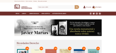 Nueva web de Librería Universitaria de León