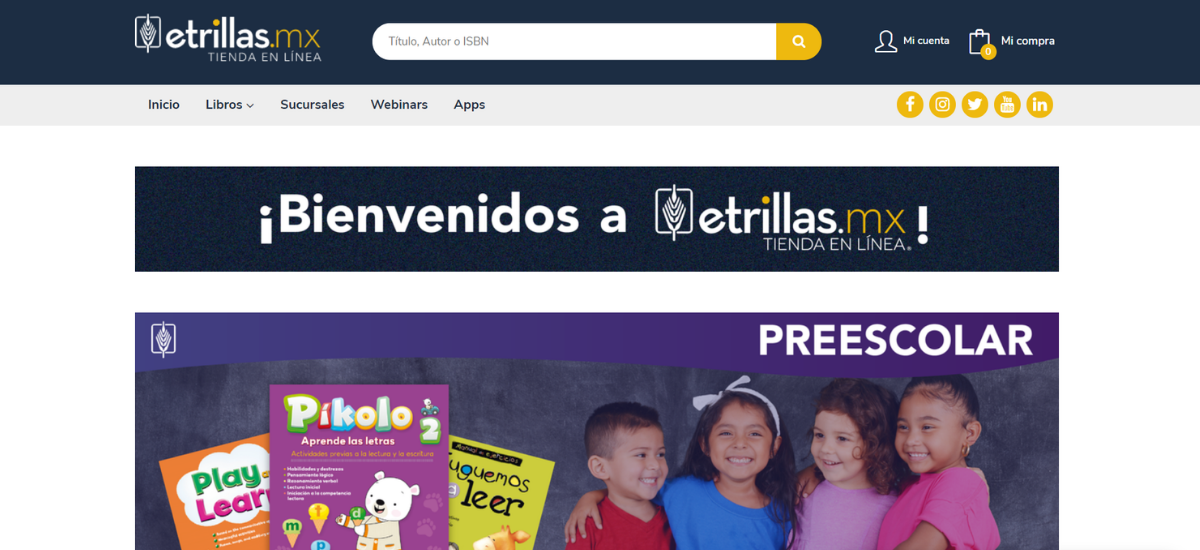 Nueva web de Editorial Trillas