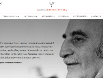 Web Institucional Fundación Francisco Ayala