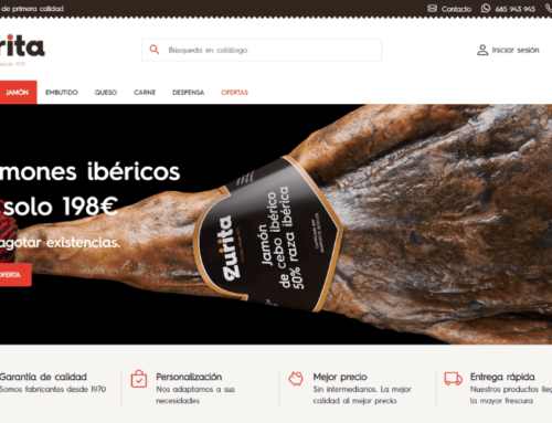 Proyectos web de noviembre: Cárnicas Zurita